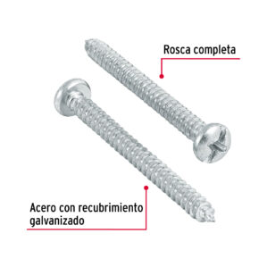 Pija para lamina, #6 x 1-1/2", bolsa con 200 piezas