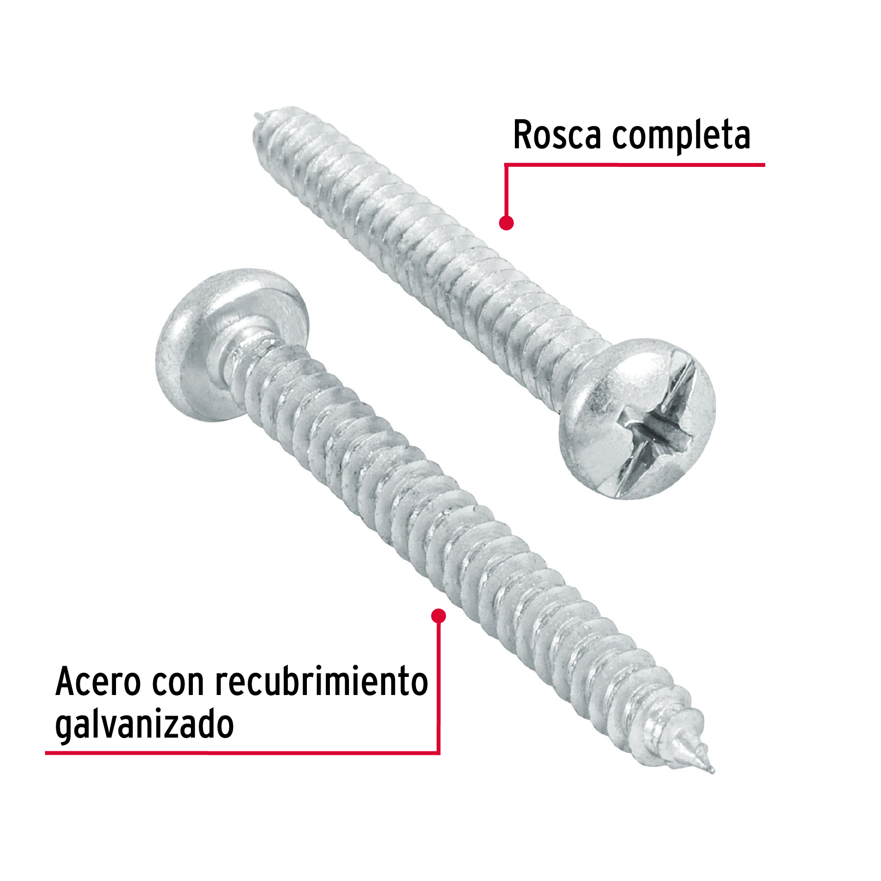 Pija para lamina #8 x 1-1/2" bolsa con 200 pzas