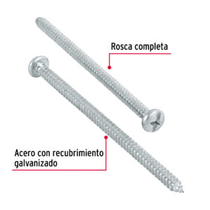 Pija para lamina #8x3" bolsa con 150 piezas