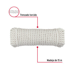 Cuerda Piola de Algodon de 6mm de 15m