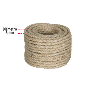 Cuerda Piola de Sisal de 6mm x 15m Natural