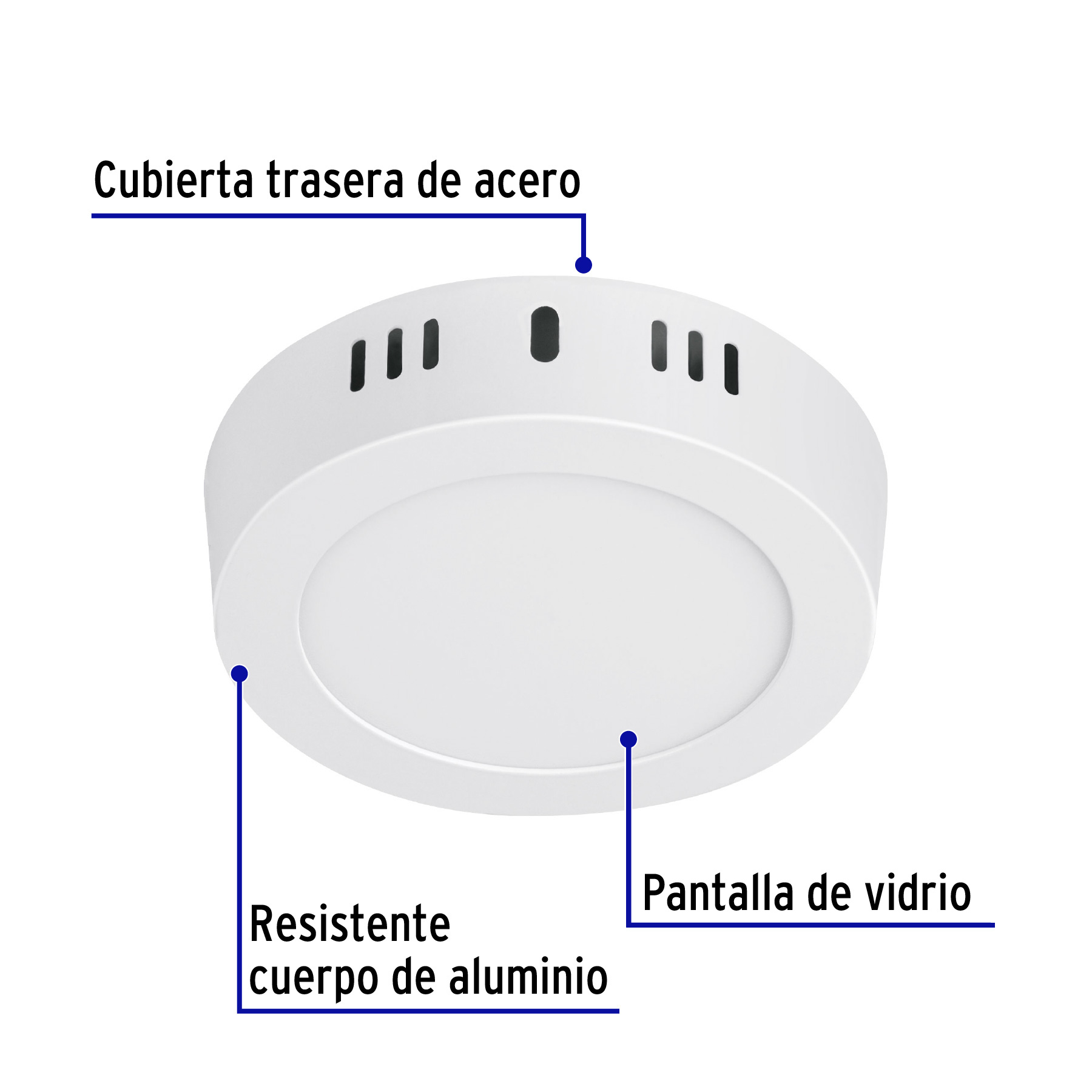Lampara de LED 6w de Sobreponer luz de dia