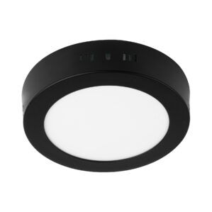 Lampara de LED 6w de Sobreponer luz de dia negro