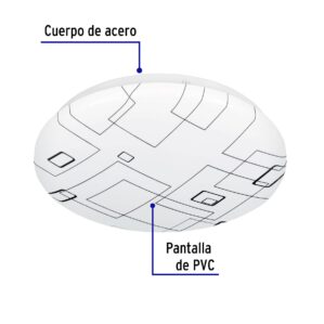 Lampara Led Tipo Plafon Redondo 8w Sobreponer