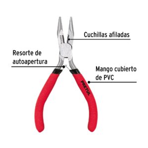 Pinza de punta y corte 5" Pretul