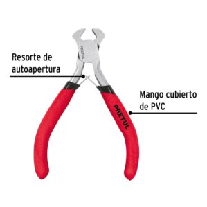 Pinza miniatura tipo tenaza 4" Pretul