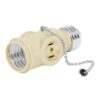 Portalampara socket de baquelita con interruptor de cadena Volteck