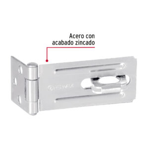 Portacandado acero zincado 3-1/4"