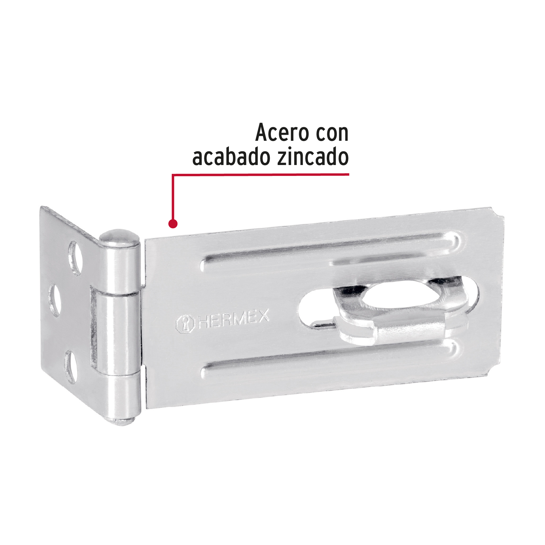 Portacandado acero zincado 3-1/4"