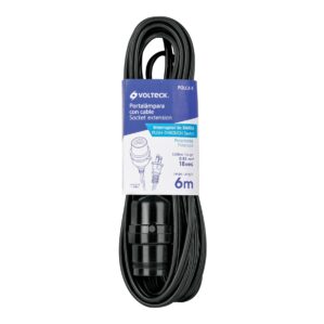 Extension con portalampara Socket de 6m