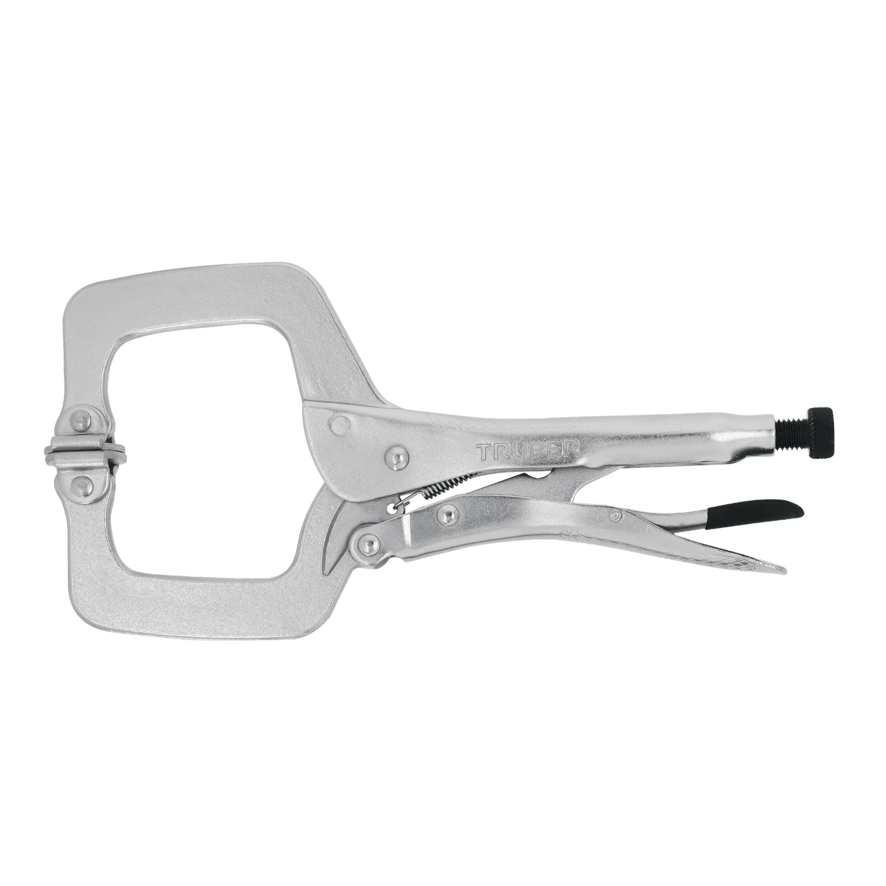 Pinza de presion tipo "C" de 11" con mordaza autoajustable