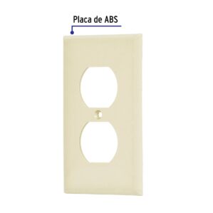 Placa duplex de ABS linea Standard