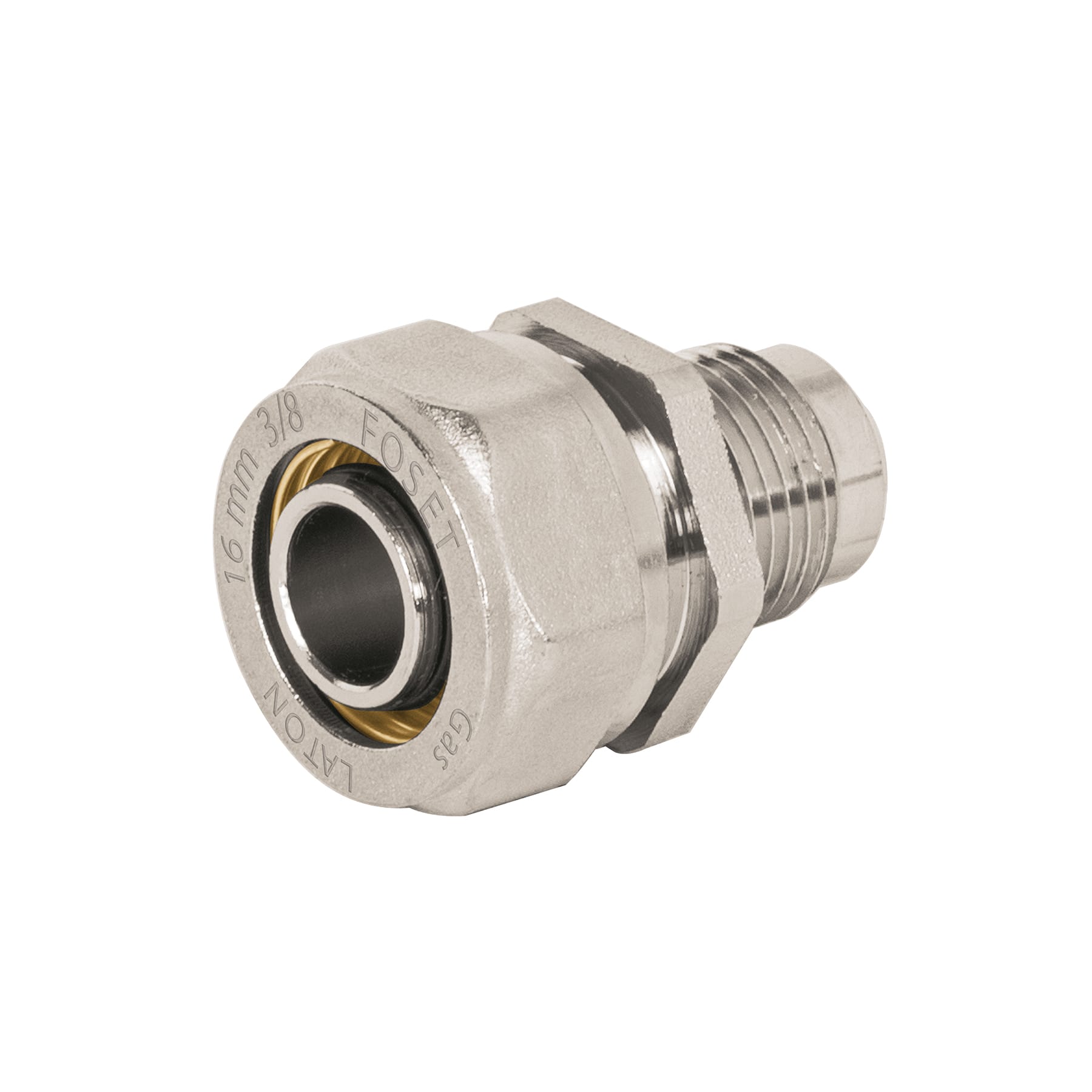 Conector para PEALPE 3/8" a flare 3/8" Foset