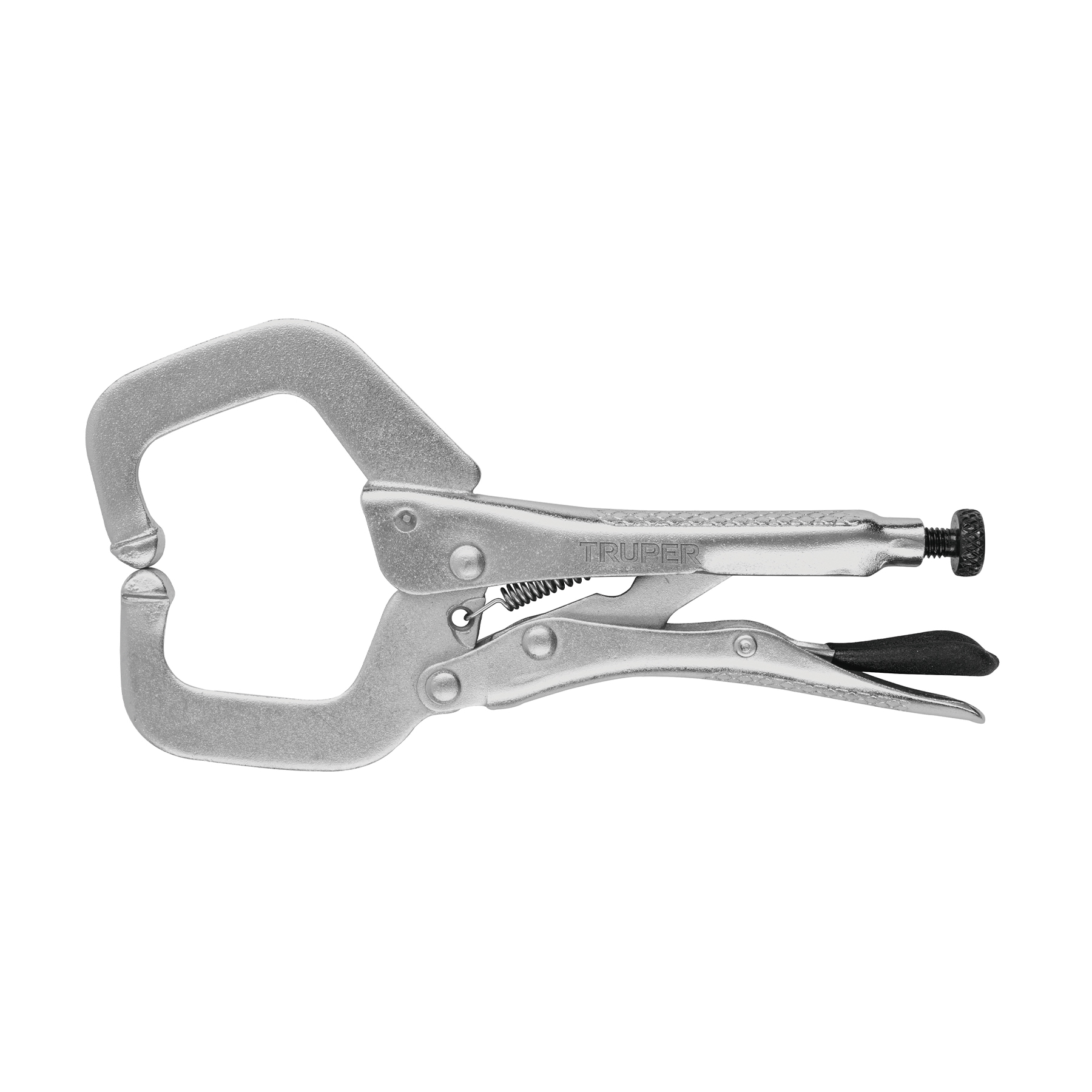 Pinza de presion tipo "C" de 6" con mordaza fija