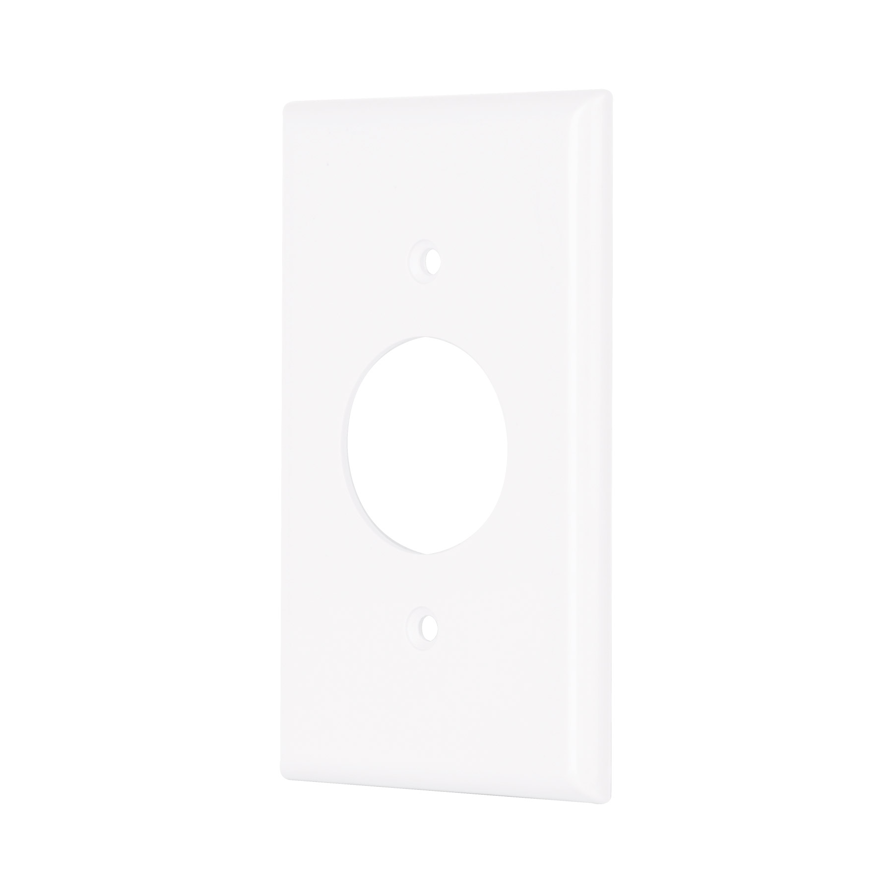 Tapa de Placa para contacto redondo dimmer Blanco