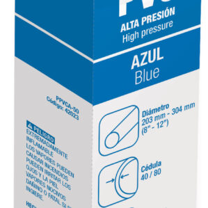 Pegamento Cemento azul para PVC hasta 6" tubo 50g