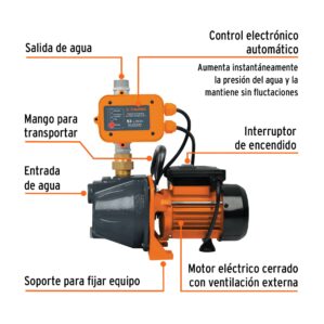 Bomba presurizadora 1 HP hasta 4 Servicios