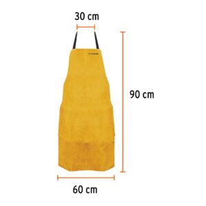 Proteccion para soldar peto de carnaza