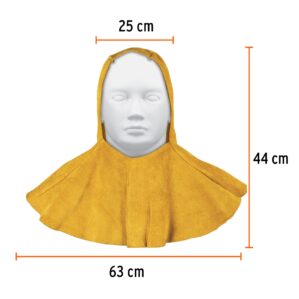 Proteccion para soldar capucha de carnaza
