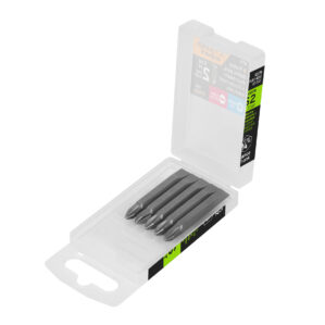 Pack de 5 Puntas Dobles Planas de 9/32" y PH2 Largo de 2"