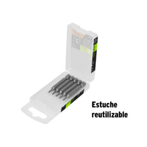 Pack de 5 Puntas Desarmador Torx T25 de 2