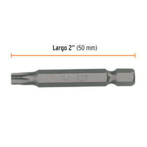 Puntas para desarmador Torx seg T27, 2", 5 piezas