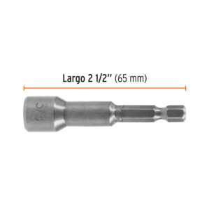 Juego dados magneticos 3/8" 5 piezas Para Taladro Truper