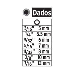 Juego de dados Magneticos para Taladro 14 Piezas