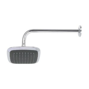 Regadera cuadrada plastica 6" con brazo Aero