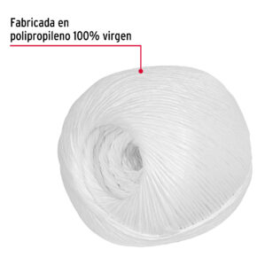 Rafia Blanca 900g Aprox 410m calibre 2.2 g/m