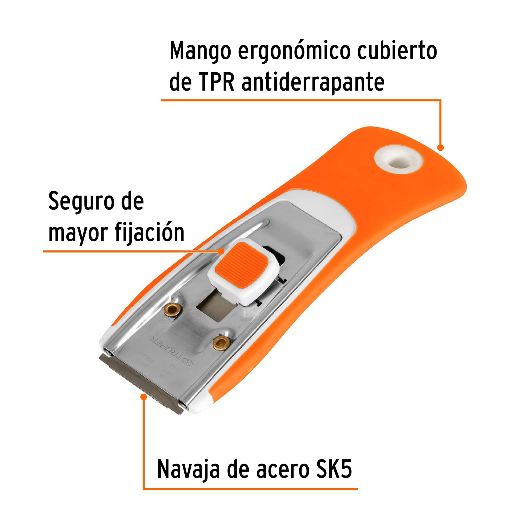 Raspador con navaja de 1-1/2"