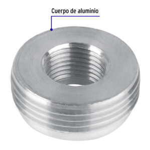 Reduccion bushing de Tubo 1-1/4" a 1/2" Instalacion CFE