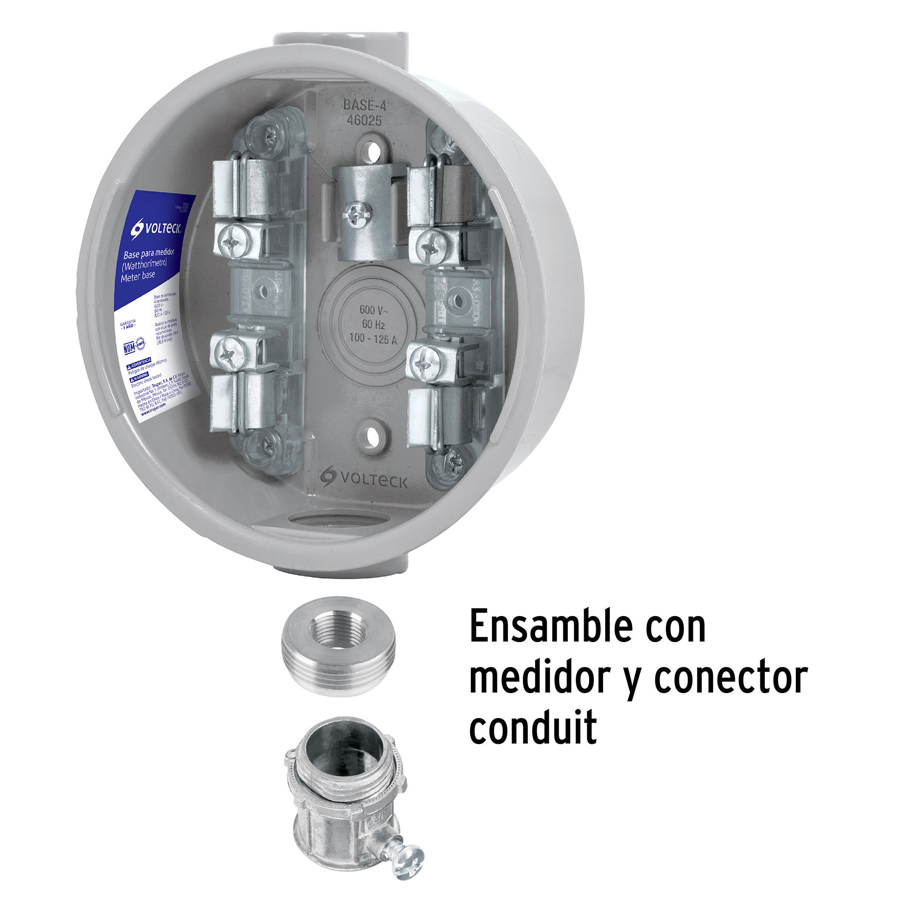 Reduccion bushing de Tubo 1-1/4" a 1/2" Instalacion CFE