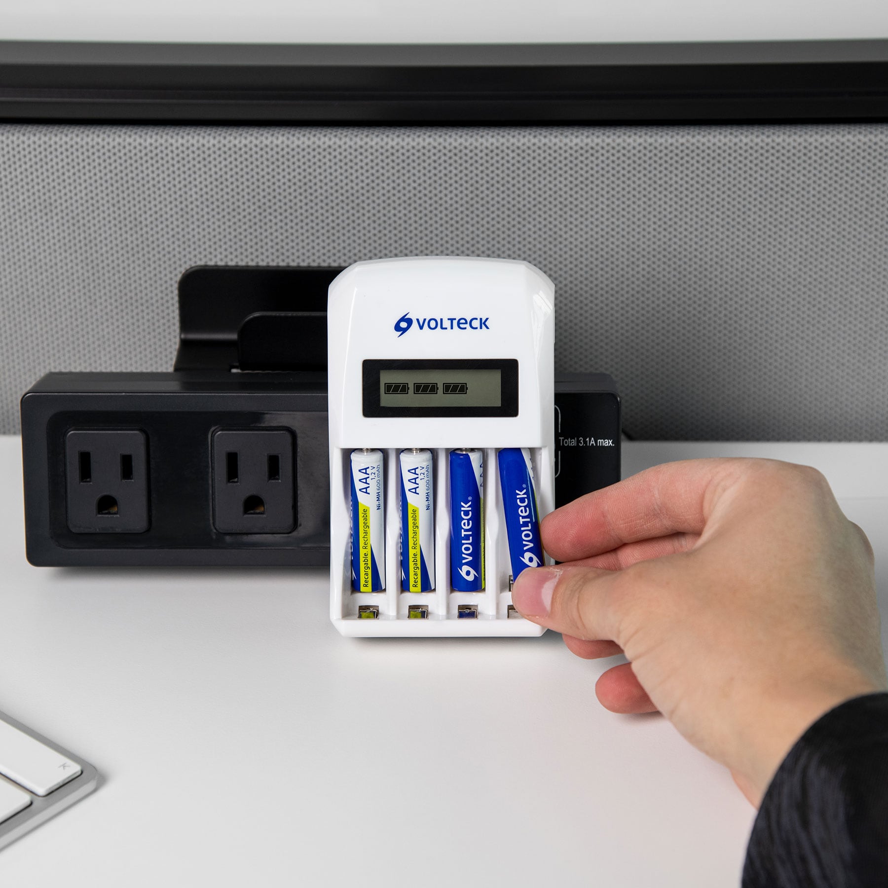 Pack 4 Pilas recargables AAA 600mAh