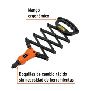 Remachadora tipo acordeon