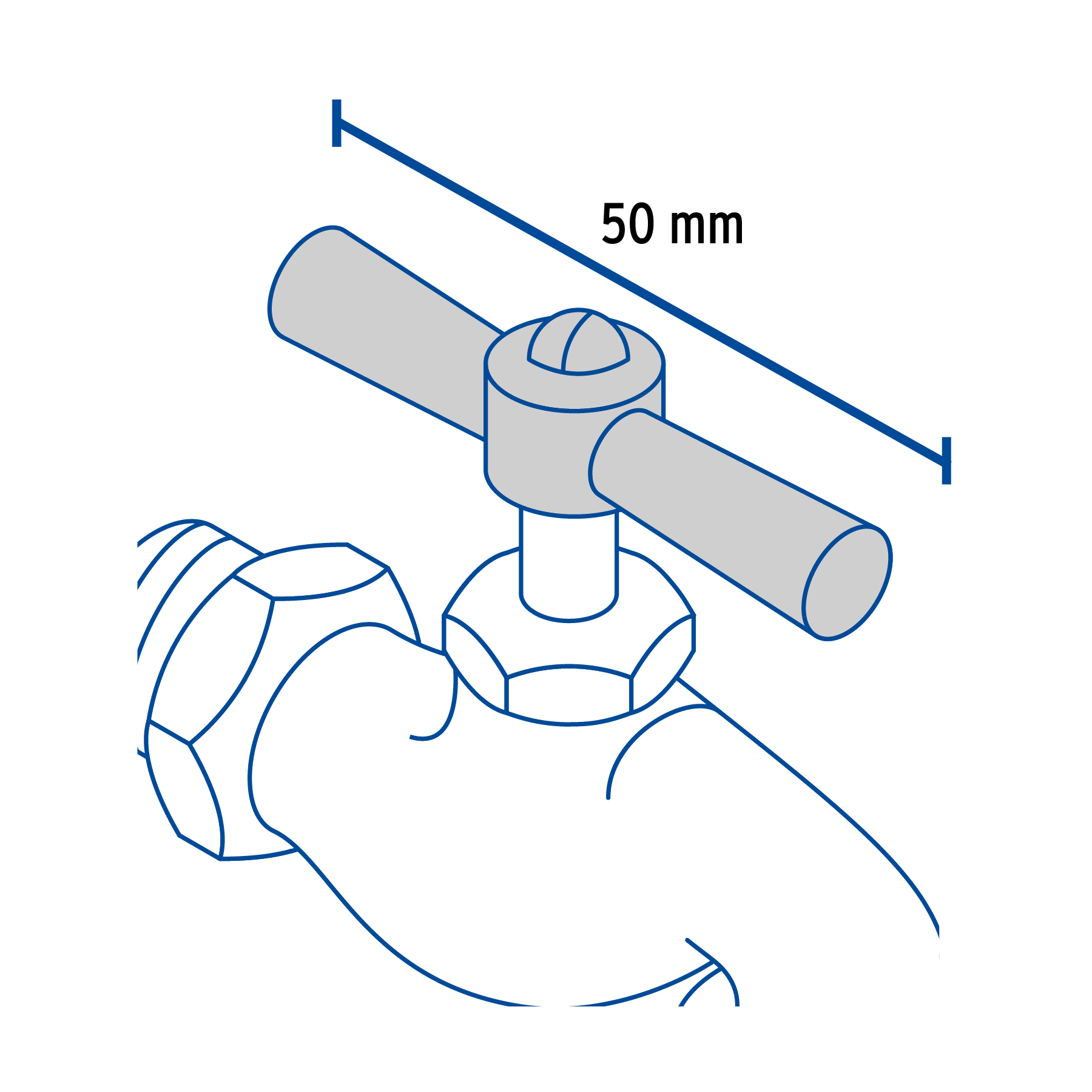 Repuesto para llave de agua maneral de jardin