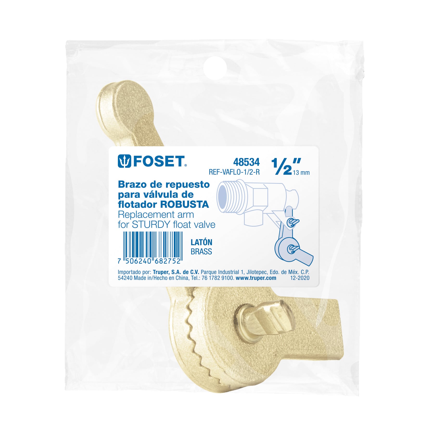 Repuesto de balancin para Valvula de Flotador de 1/2"