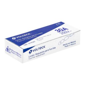 Paquete de 50 Repuestos Liston Para fusible de 30A Volteck