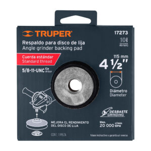 Respaldo disco de lija 4-1/2