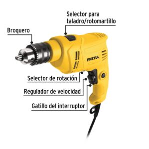 Taladro Rotomartillo 1/2" 550w Pretul
