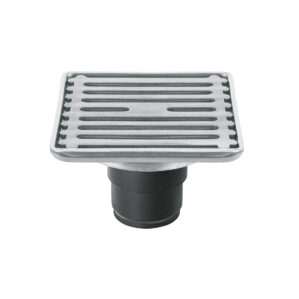 Resumidero acero inoxidable cuadrado 4x4