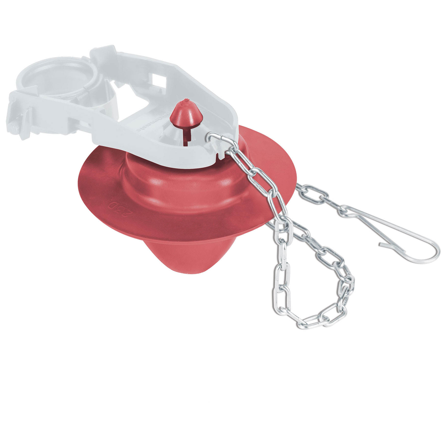 Sapo para WC de 2" silicona marco rigido cadena inoxidable