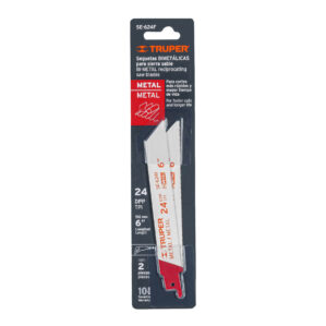 Juego de 2 Seguetas Sierra Sable Metal 6