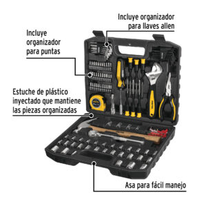 Kit Juego de herramientas para mecanica 104 piezas Pretul