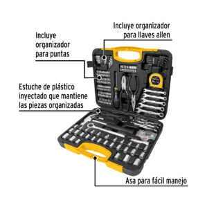 Set de herramientas para mecanica 133 piezas Pretul