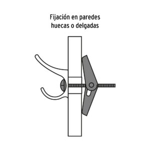 Pack de 4 Piezas de Sujetador tipo mariposa 3/16x3"