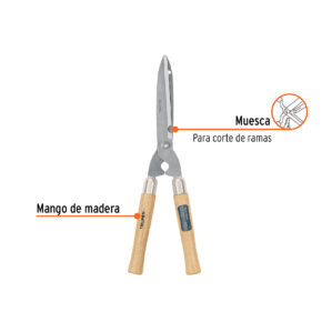 Tijera para poda, ligera, 50 cm, mango madera