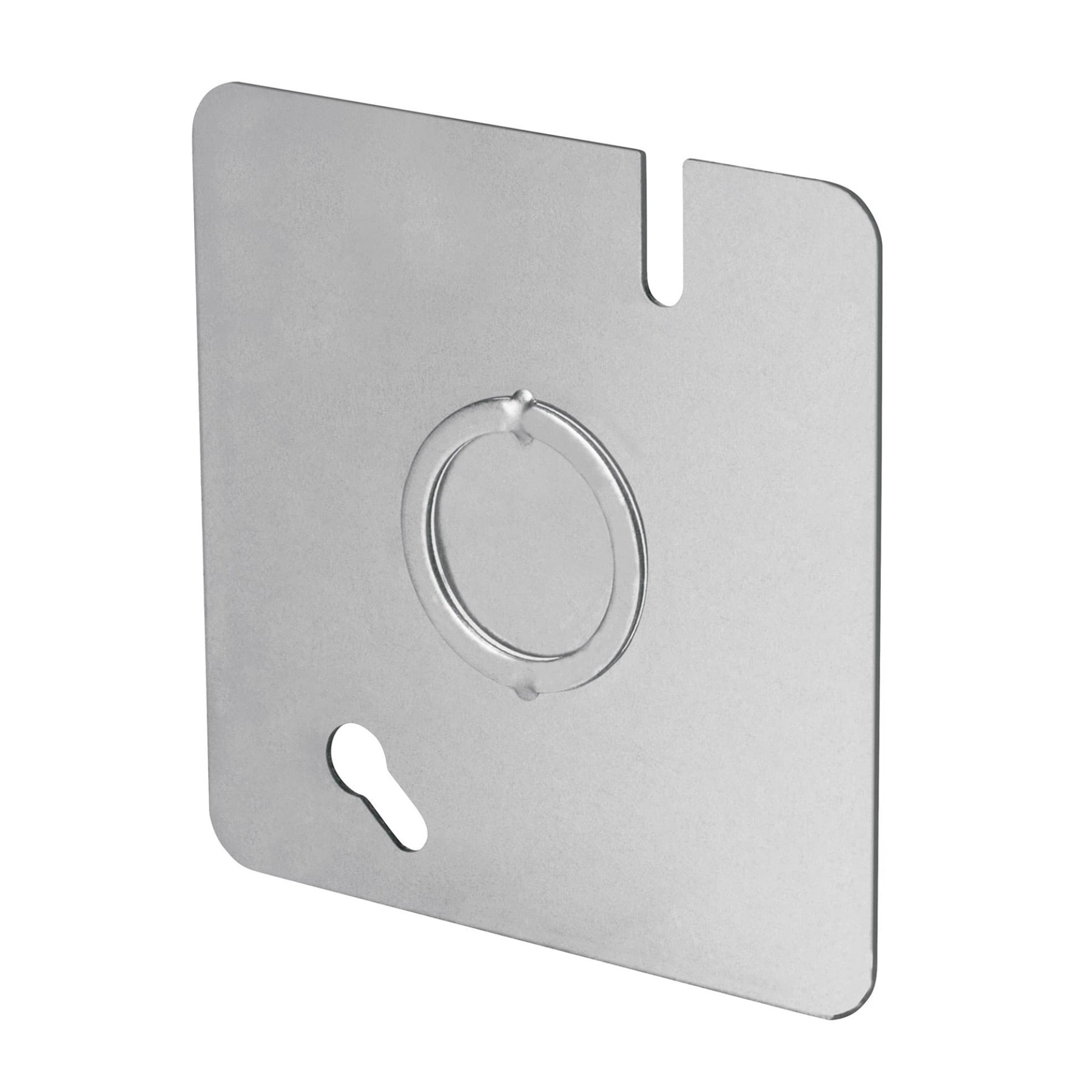 Tapa de acero reforzada para caja 3x3" de 3/4"