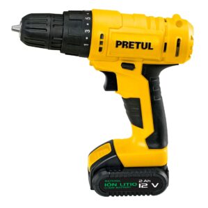 Taladro Desatornillador Inalambrico 3/8" 12v Pretul