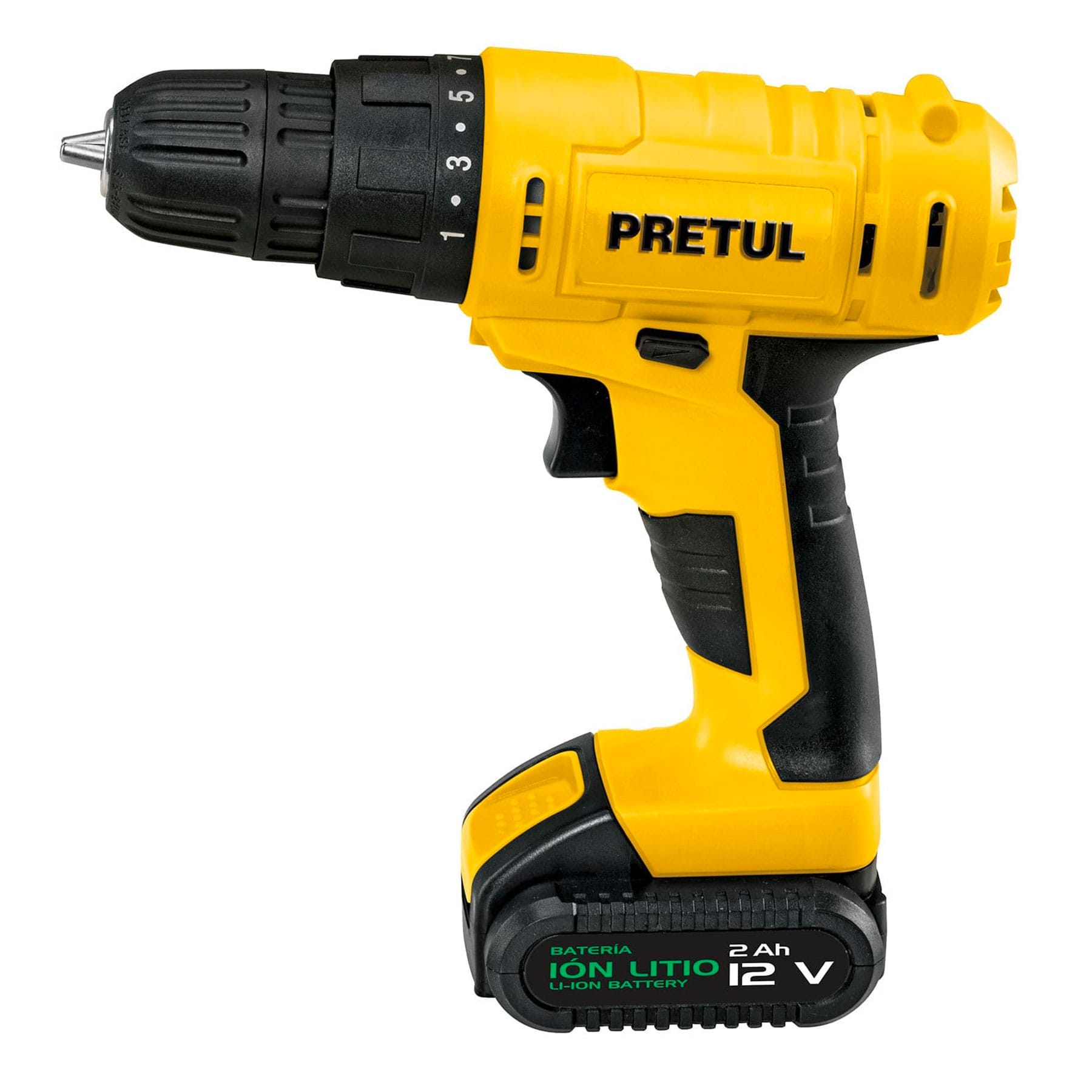 Taladro Desatornillador Inalambrico 3/8" 12v Pretul